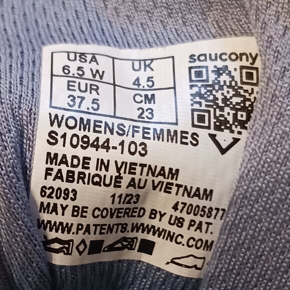 Saucony Cohesion 17 Verasun Running Shoes Women's 6.5 Grey Aqua - Picture 15 of 15